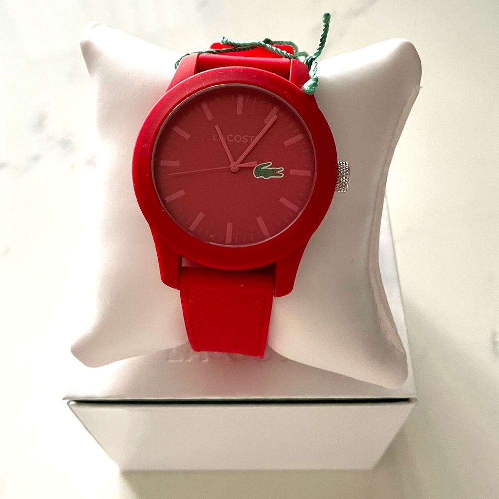 Unisex Lacoste Red Watch
